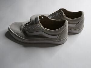VANS old skool shoes, gray, size 7.5